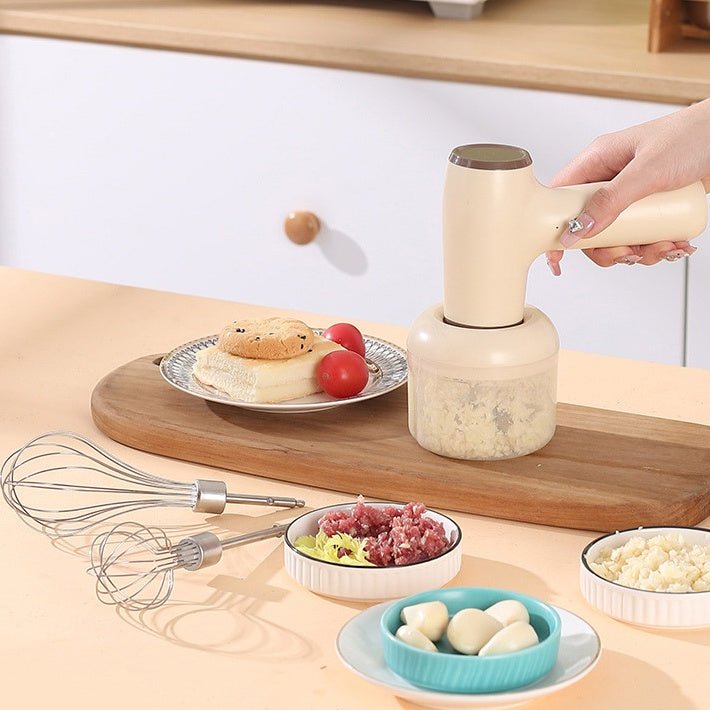 Electric Garlic Chopper USB Rechargeable Multipurpose Kitchen Gadgets
