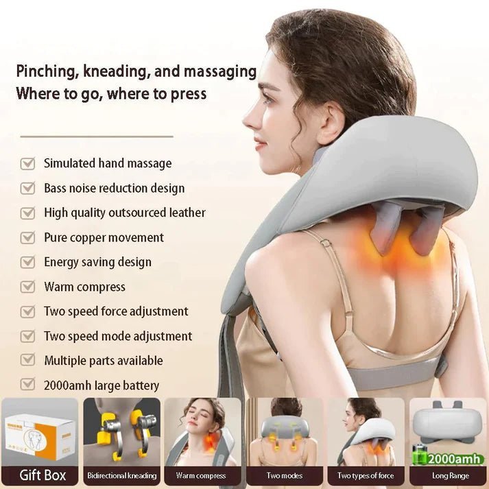Neck massager 3d Kneeding Massage