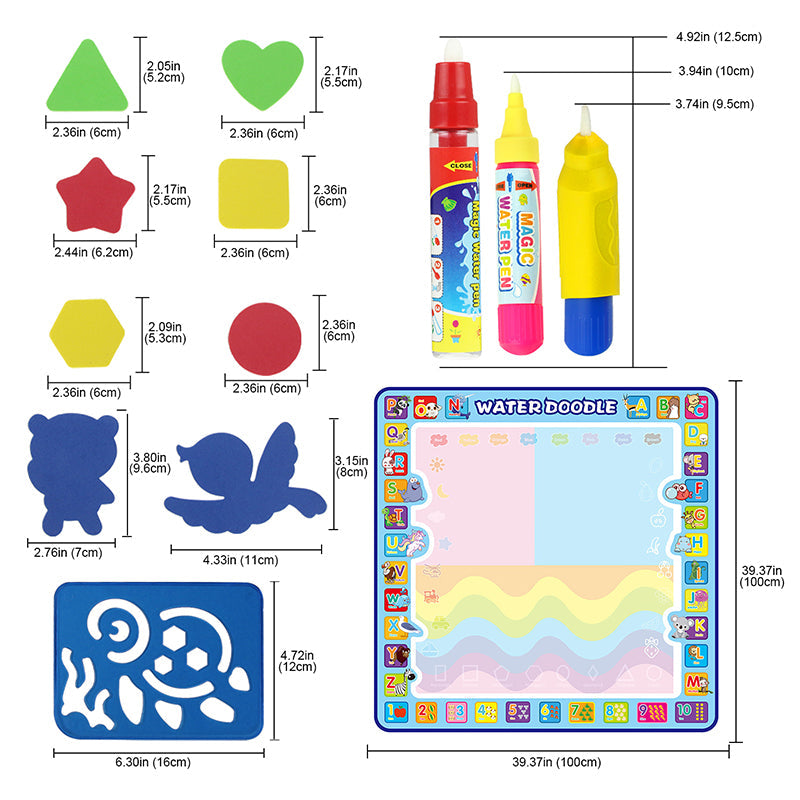 Reusable Magical water mat canvas