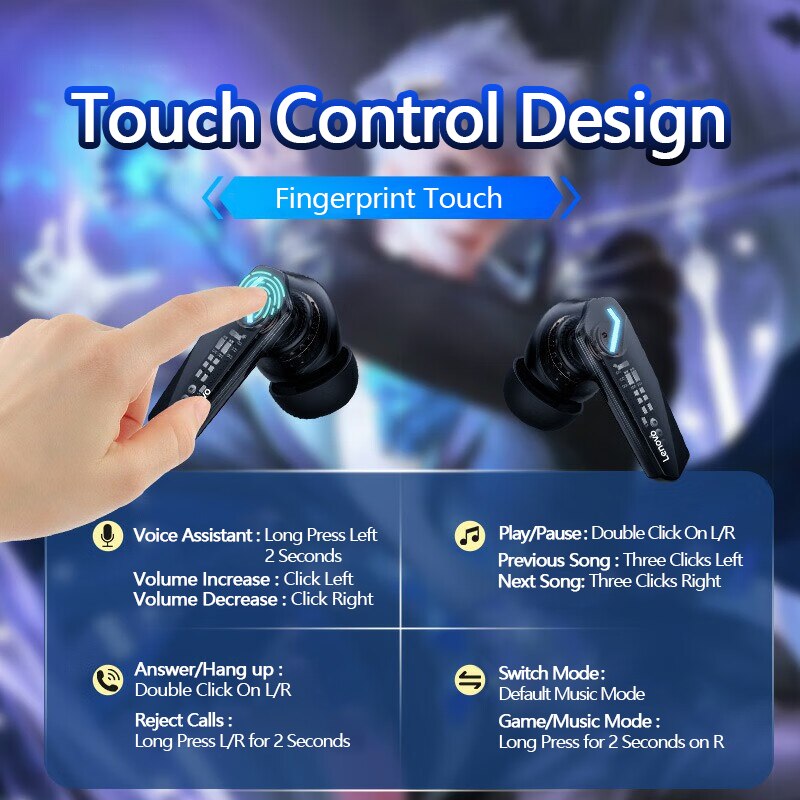 Bluetooth Earphones Headphones True