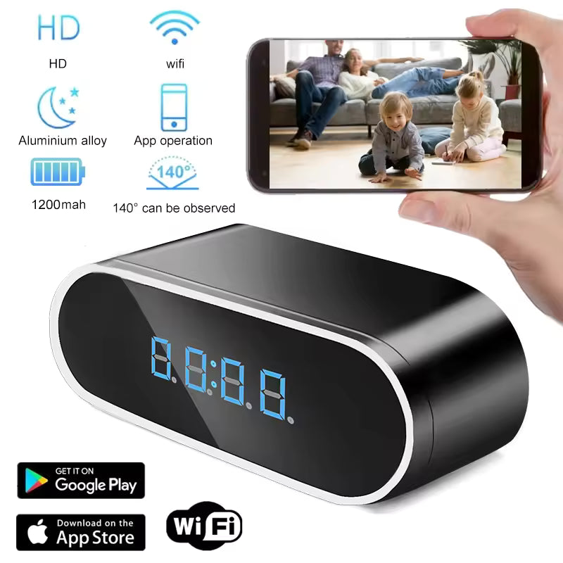 Mini clock camera Baby Monitoring Clock