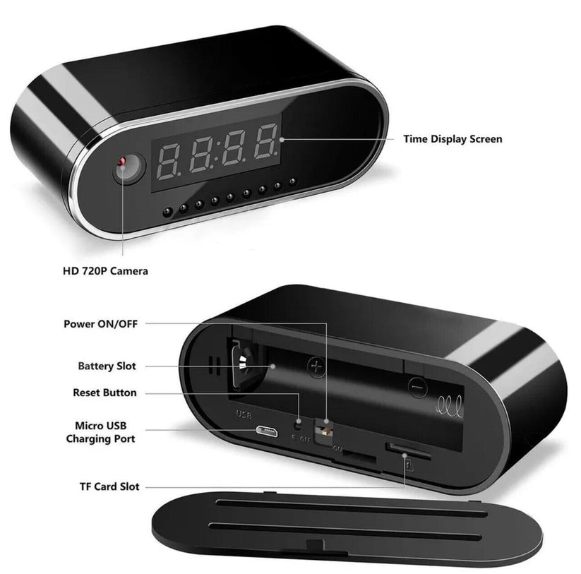 Mini clock camera Baby Monitoring Clock