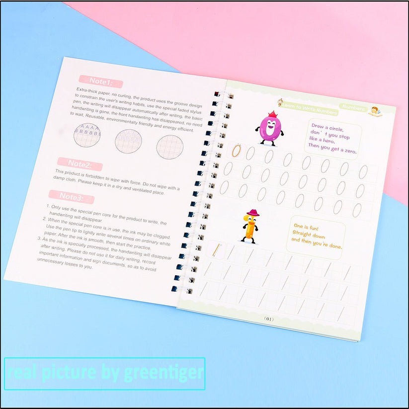 kids magic Practice book set 0f 4
