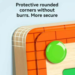Magnetic wooden Maze