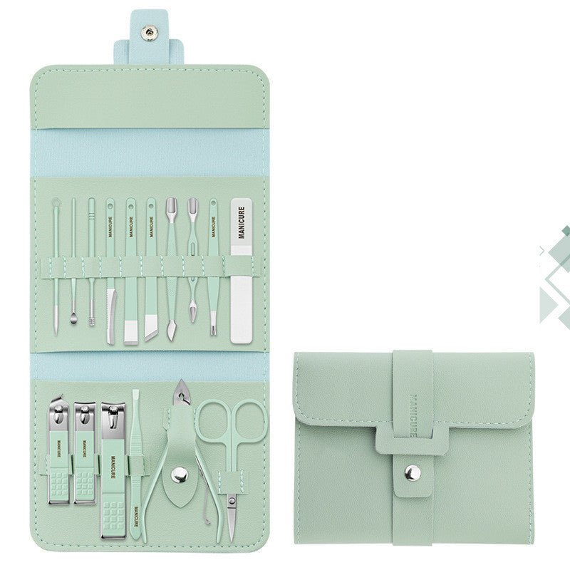 portable Nail Care Kit Make Up 16 Pcs Nail Clippers