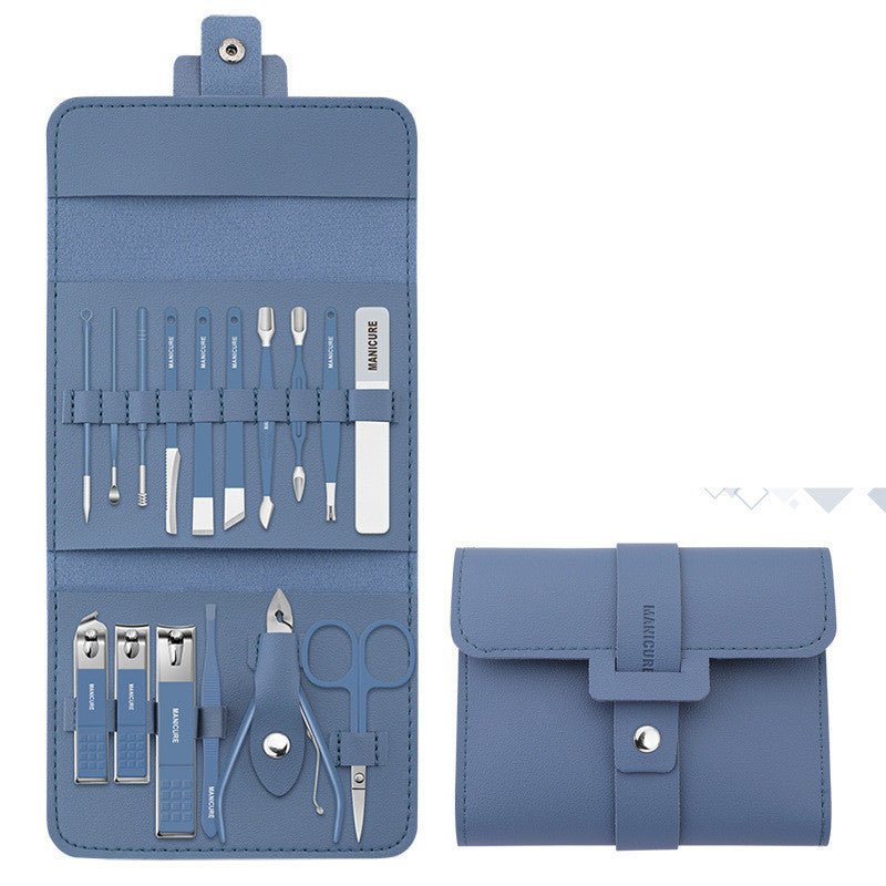 portable Nail Care Kit Make Up 16 Pcs Nail Clippers