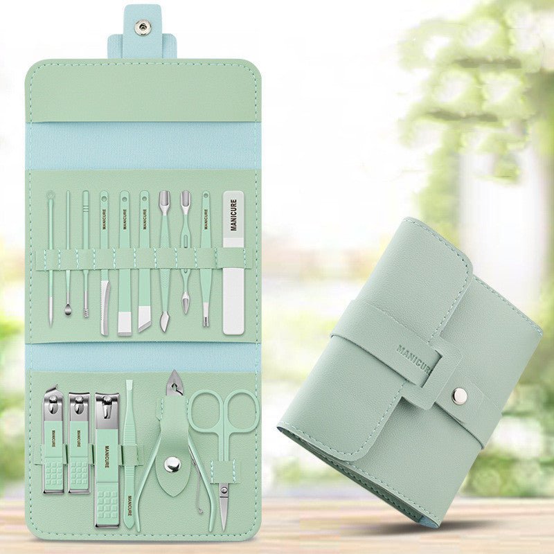 portable Nail Care Kit Make Up 16 Pcs Nail Clippers