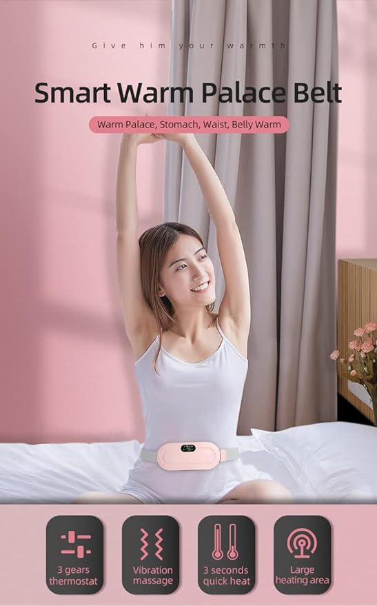 Rechargeable Relaxation Menstrual Pain Patch Relieving Massage Belt