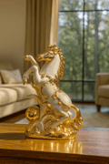 Rearing Horse Statue Elegant Horse Sculpture for Home Decoration