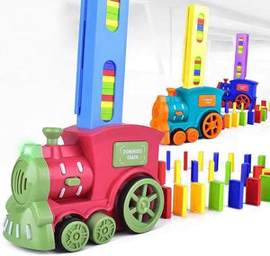 Kids toys automatic Domino Train Set Ⓢ
