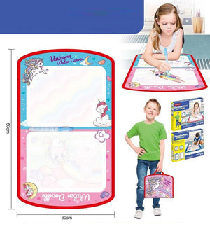 Unicorn Water Canvas reusable Doodle Mat